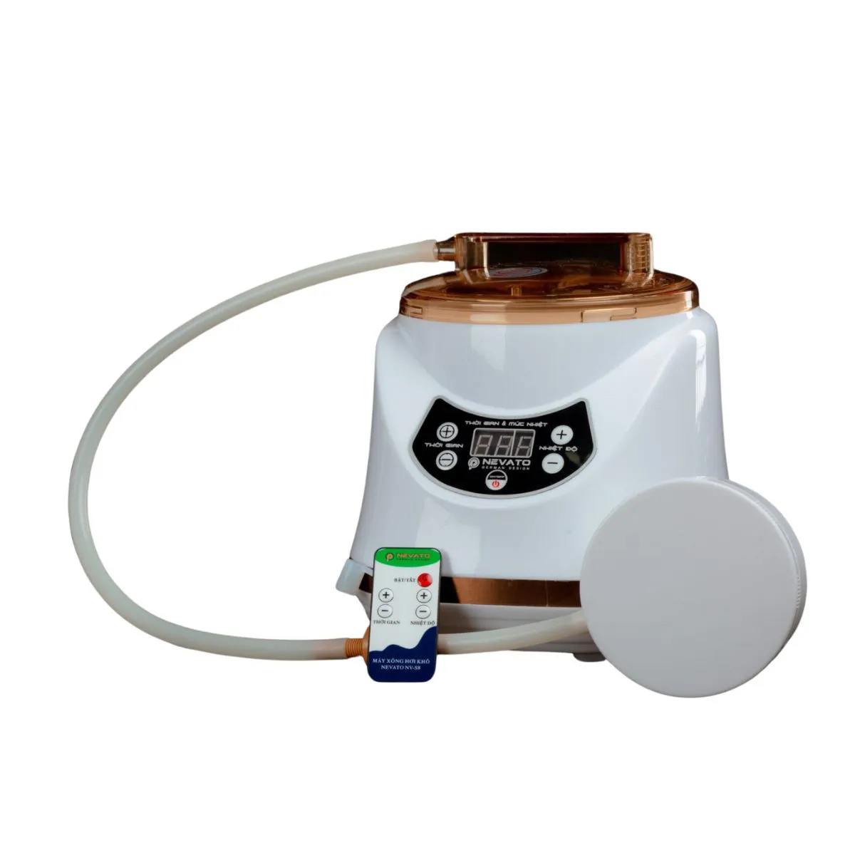 Máy xông hơi toàn thân NEVATO NV-S8, Nhựa ABS chắc chắn - Tặng tinh dầu xông cảm