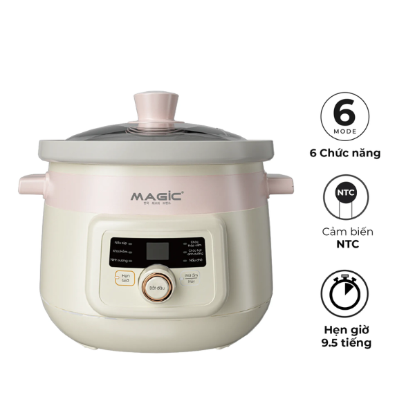 Nồi kho hầm đa năng Magic A-051 2L 175W – Nấu chậm tiện lợi cho gia đình