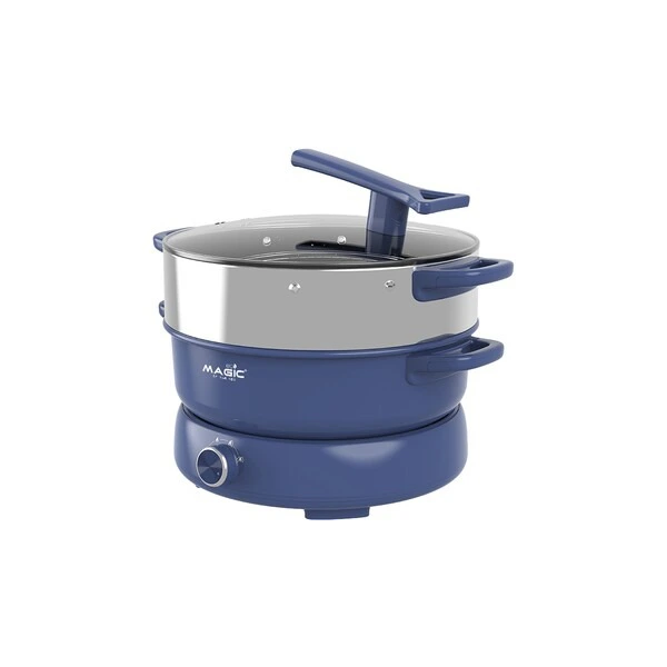 Nồi lẩu điện Magic Eco AC-282 6L – Đa năng – Nấu lẩu, hấp, nướng